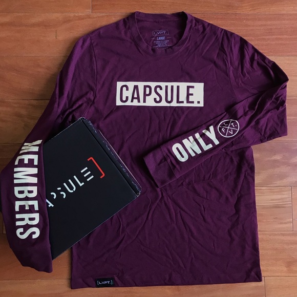 Other - LVFT Live Fit long sleeve t-shirt Maroon red LARGE